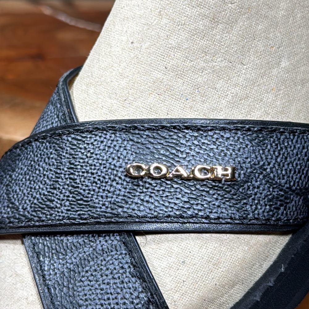 COACH JANINE SIGNATURE SANDALS - Picture 8 of 15